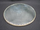 Antique 12  Footed Sideboard Plateau Dressing Table Tray W beveled Mirror