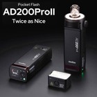 Godox Ad200pro Ii Auto Ttl Hss 1 8000s Outdoor Led Pocket Flash Light Speedlite