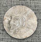 Stovall Cooperative Stores  Stovall  Mississippi 50 Cent Trade Token