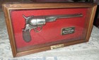 Vintage Seagram s Benchmark Bourbon Texas Colt 36 Cal Bar Display Sign Case Rare