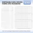 White Disposable Spa Headband For Women     36pcs 1 Count  pack Of 36  