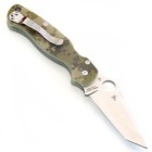 New Camouflage G10 Tanto Carbon Stainless Steel Lock Back Pocket Folding Knife