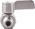 Stainless Steel Ball Valve Mini Valve 1 4  Npt Female X Male Thread  pack Of 2 
