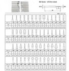 1box30pcs  Besdia Bma-10c Alloy Polishing Head