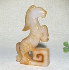 Certified 100  Natural Hetian Jade Horse  Statues   Figurines                                