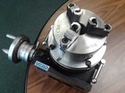 8  Horizontal   Vertical Rotary Table W  Adapter   6  3-jaw Chuck   in-tsl8-c6