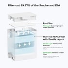 Xtool F1 Smoke Air Purifier  Fume Extractor With 3-layer Filtration  Hepa Portab