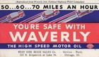 Vintage 1930s Waverly All Pennsylvania Gas  Oil Advertising Ink Blotter Lot Of 2