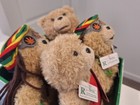 2013 Talking Ted Commonwealth Plush Set Of 4 In Display Box