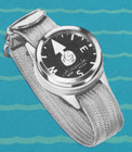 Rare 1960 s Vintage Airguide Diving Wrist Compass Vintage Skindiving Aqualung
