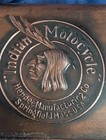 Copper Indian Motorcycle Hendee Mfg Co  Match Book Cover Holder Vtg Early 1900 s