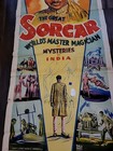 Huge The Great Sorcar Of India World   s Master Magician Giant 87   x40  Show Poster