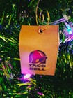 Taco Bell Bag Ornament   Christmas Tree Ornament   Rearview Mirror Ornament