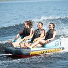 Ho Sports Nighthawk 3 Towable Water Boat Tube  Includes Electric Pump   Rope New