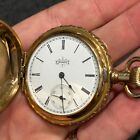 Antique Yellow Gold  Elgin Pocket Watch W  Hunter Case Rare