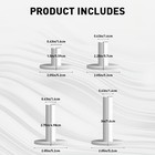 Golf Rubber Tees Driving Range Value 4 Pack Mixed Size For Practice Mat 