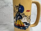 Vtg Fmc Tartar Missile Mug Us Navy Cold War Gold Rim Coffee Cup Military