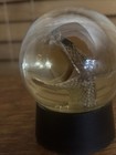 Vintage Taxidermy Western Diamondback Rattlesnake Head Glass Globe Paperweight 