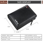 Mens Rfid Blocking Leather Wallet Credit Card Id Holder Zipper Purse Waterproof