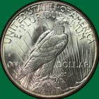 1923-s Peace Dollar Uncirculated Unc Coin  42040