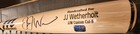 Jj Wetherholt Autographed Game Model Bat St Louis Cardinals Prova Witnessed Coa