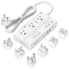 2200w Voltage Converter 220v To 110v  Universal Travel Adapter With 4 Usb Ports 