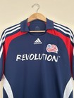 Adidas New England Revolution Navy Home Jersey Size L Clima365 08 09