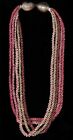 Hawaiian 100  Niihau 22-3 8 Inch 5-strand Collector s Kahelelani Shell Lei