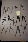 15 Vintage Antique Compass Machinist Engineer Drafting Caliper Divide Starrett