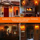 Led Flame Light Bulbs  4 Modes Flickering Light Bulbs With Upside Down Effect  E