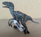 2005 Papo Velociraptor With Moveable Jaw Dinosaur Figure