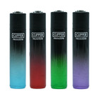 Clipper Micro Lighters - 4 Pack Pre-filled Removable Flints - Black Crystal