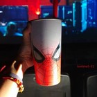 New Spiderman Collab Water Cup Temperature Color Change Christmas Gift In Stock