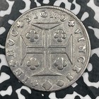1813 Portugal 400 Reis Lot jm2137 Silver  Nice Details  Old Cleaning