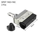 2pcs Tz-7311 Spdt 1no 1nc Panel Mount Roller Plunger Momentary Micro Switches