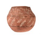 Antique Zuni Pueblo Pottery Ca  1900  4 25  H X 5  D
