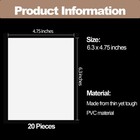 Vinyl Siding Repair Patch Kit 20 Pieces White Self-adhesive Pvc Patch Tape Fence