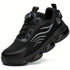 Mens Work Safety Steel Toe Shoes Tennis Lightweight Sneakers Slip Indestructible