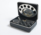 Legacy Portable Communion Set  6 Glasses  Stainless Steel Bread Container And Se