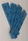 Blue Raffle Tickets One Pack Of 200 Folded Flat Double Stub Split The Pot 50 50