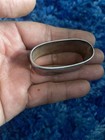 Vintage German 835 Silver Napkin Ring  Plain - No Engravings Or Monograms  