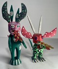 Vintage Oaxaca Mexico Wood Carvings Mythical Alebrijes Style Of Manuel Jimenez