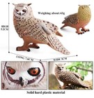 Owl Bird Animal Toy Pvc Action Figure Doll Kids Toys Party Gifts