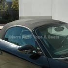 Porsche Boxster Convertible Top 97-02 In Black Cloth  Plastic Window
