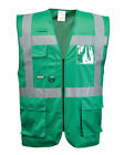 Portwest Uf476 Iona Executive Safety Lightweight Zip Vest With Reflective Tape