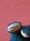 Vintage Miniature Fully Jointed Teal Blue Bear By Little Gem 2 1 4    Tall 