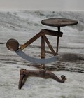 Antique Brass Postal Scale Stamped Depose