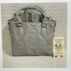 Valentino Orlando Quilted Light Grey Tote Crossbody Purse Msrp 259 Nwt
