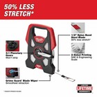 Milwaukee 48-22-5230 300 Ft  Open Reel Long Tape Measure  3 8  Nylon Steel Blade