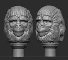 Custom Mego Planet Of The Apes Urko Resin Head For 8  Figure  z95 